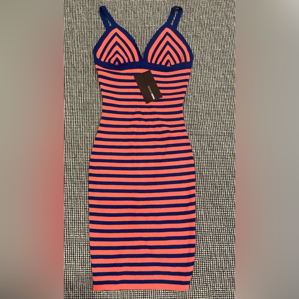 Boda Nova Stripe dress sexy M